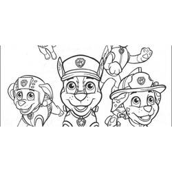 Dibujo para colorear: Paw Patrol (Dibujos animados) #44393 - Dibujos para Colorear e Imprimir Gratis