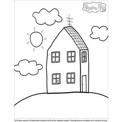 Dibujo para colorear: Peppa Pig (Dibujos animados) #43947 - Dibujos para Colorear e Imprimir Gratis