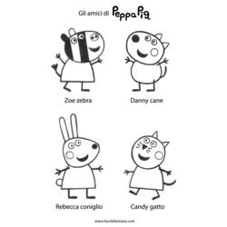 Dibujo para colorear: Peppa Pig (Dibujos animados) #43951 - Dibujos para Colorear e Imprimir Gratis