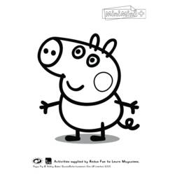 Dibujo para colorear: Peppa Pig (Dibujos animados) #43958 - Dibujos para Colorear e Imprimir Gratis