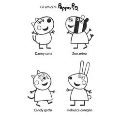 Dibujo para colorear: Peppa Pig (Dibujos animados) #43963 - Dibujos para Colorear e Imprimir Gratis