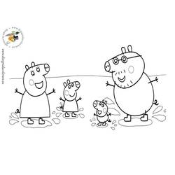 Dibujo para colorear: Peppa Pig (Dibujos animados) #43972 - Dibujos para Colorear e Imprimir Gratis