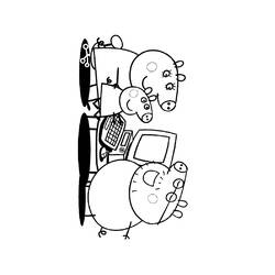 Dibujo para colorear: Peppa Pig (Dibujos animados) #43986 - Dibujos para Colorear e Imprimir Gratis