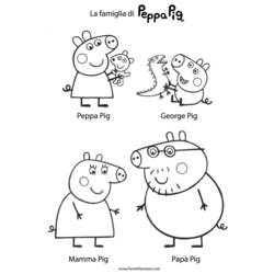 Dibujo para colorear: Peppa Pig (Dibujos animados) #43997 - Dibujos para Colorear e Imprimir Gratis