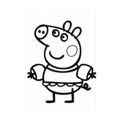 Dibujo para colorear: Peppa Pig (Dibujos animados) #43998 - Dibujos para Colorear e Imprimir Gratis