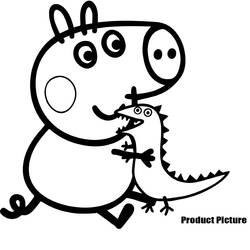 Dibujo para colorear: Peppa Pig (Dibujos animados) #44057 - Dibujos para Colorear e Imprimir Gratis