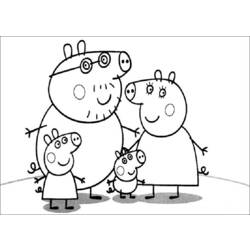 Dibujo para colorear: Peppa Pig (Dibujos animados) #44062 - Dibujos para Colorear e Imprimir Gratis