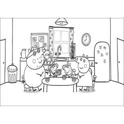 Dibujo para colorear: Peppa Pig (Dibujos animados) #44063 - Dibujos para Colorear e Imprimir Gratis