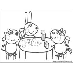 Dibujo para colorear: Peppa Pig (Dibujos animados) #44068 - Dibujos para Colorear e Imprimir Gratis