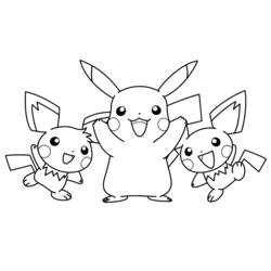 Dibujo para colorear: Pokemon (Dibujos animados) #24633 - Dibujos para Colorear e Imprimir Gratis