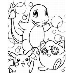 Dibujo para colorear: Pokemon (Dibujos animados) #24642 - Dibujos para Colorear e Imprimir Gratis