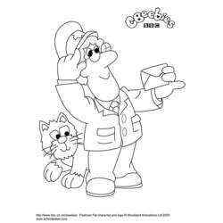 Dibujo para colorear: Postman Pat (Dibujos animados) #49508 - Dibujos para Colorear e Imprimir Gratis
