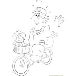 Dibujo para colorear: Postman Pat (Dibujos animados) #49654 - Dibujos para Colorear e Imprimir Gratis
