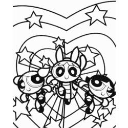 Dibujo para colorear: Powerpuff Girls (Dibujos animados) #39433 - Dibujos para Colorear e Imprimir Gratis