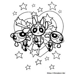 Dibujo para colorear: Powerpuff Girls (Dibujos animados) #39437 - Dibujos para Colorear e Imprimir Gratis