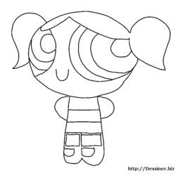 Dibujo para colorear: Powerpuff Girls (Dibujos animados) #39533 - Dibujos para Colorear e Imprimir Gratis