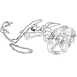 Dibujo para colorear: Road Runner and Wile E. Coyote (Dibujos animados) #47145 - Dibujos para Colorear e Imprimir Gratis