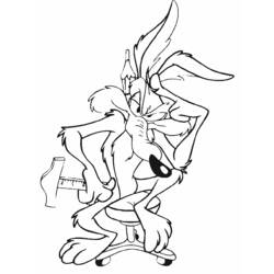 Dibujo para colorear: Road Runner and Wile E. Coyote (Dibujos animados) #47168 - Dibujos para Colorear e Imprimir Gratis