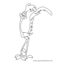 Dibujo para colorear: Road Runner and Wile E. Coyote (Dibujos animados) #47262 - Dibujos para Colorear e Imprimir Gratis
