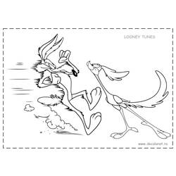 Dibujo para colorear: Road Runner and Wile E. Coyote (Dibujos animados) #47268 - Dibujos para Colorear e Imprimir Gratis
