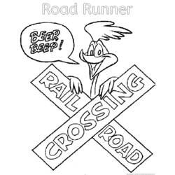 Dibujo para colorear: Road Runner and Wile E. Coyote (Dibujos animados) #47286 - Dibujos para Colorear e Imprimir Gratis