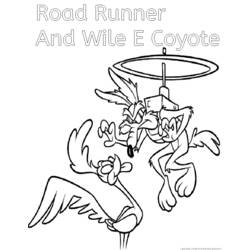Dibujo para colorear: Road Runner and Wile E. Coyote (Dibujos animados) #47291 - Dibujos para Colorear e Imprimir Gratis