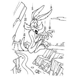Dibujo para colorear: Road Runner and Wile E. Coyote (Dibujos animados) #47318 - Dibujos para Colorear e Imprimir Gratis