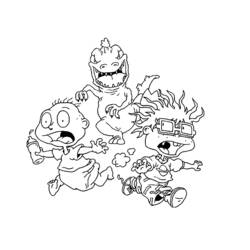 Dibujo para colorear: Rugrats (Dibujos animados) #52720 - Dibujos para Colorear e Imprimir Gratis