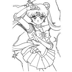 Dibujo para colorear: Sailor Moon (Dibujos animados) #50270 - Dibujos para Colorear e Imprimir Gratis