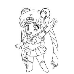 Dibujo para colorear: Sailor Moon (Dibujos animados) #50309 - Dibujos para Colorear e Imprimir Gratis