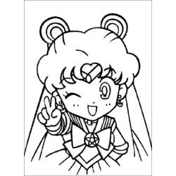Dibujo para colorear: Sailor Moon (Dibujos animados) #50344 - Dibujos para Colorear e Imprimir Gratis