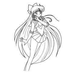 Dibujo para colorear: Sailor Moon (Dibujos animados) #50352 - Dibujos para Colorear e Imprimir Gratis