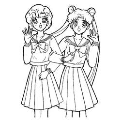 Dibujo para colorear: Sailor Moon (Dibujos animados) #50355 - Dibujos para Colorear e Imprimir Gratis