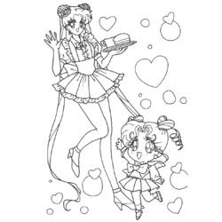 Dibujo para colorear: Sailor Moon (Dibujos animados) #50377 - Dibujos para Colorear e Imprimir Gratis