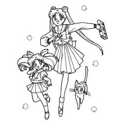 Dibujo para colorear: Sailor Moon (Dibujos animados) #50381 - Dibujos para Colorear e Imprimir Gratis