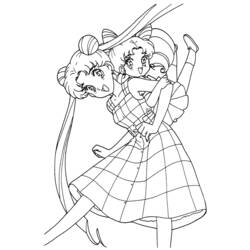 Dibujo para colorear: Sailor Moon (Dibujos animados) #50384 - Dibujos para Colorear e Imprimir Gratis