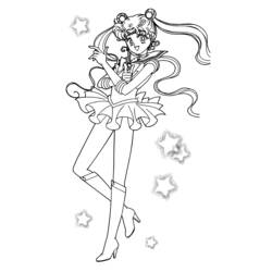 Dibujo para colorear: Sailor Moon (Dibujos animados) #50401 - Dibujos para Colorear e Imprimir Gratis