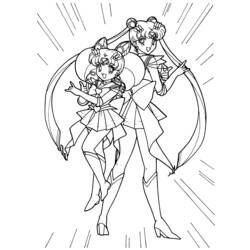 Dibujo para colorear: Sailor Moon (Dibujos animados) #50416 - Dibujos para Colorear e Imprimir Gratis