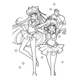 Dibujo para colorear: Sailor Moon (Dibujos animados) #50417 - Dibujos para Colorear e Imprimir Gratis