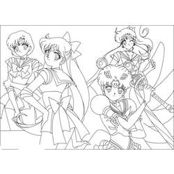 Dibujo para colorear: Sailor Moon (Dibujos animados) #50437 - Dibujos para Colorear e Imprimir Gratis