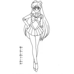 Dibujo para colorear: Sailor Moon (Dibujos animados) #50442 - Dibujos para Colorear e Imprimir Gratis