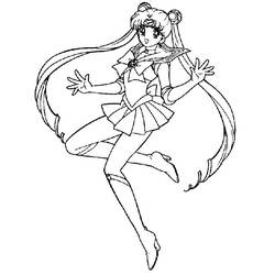 Dibujo para colorear: Sailor Moon (Dibujos animados) #50446 - Dibujos para Colorear e Imprimir Gratis