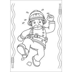 Dibujo para colorear: Sam the Fireman (Dibujos animados) #39798 - Dibujos para Colorear e Imprimir Gratis