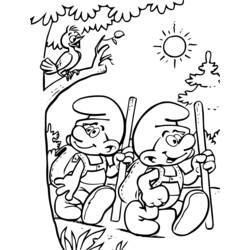 Dibujo para colorear: Schtroumpfs (Dibujos animados) #34703 - Dibujos para Colorear e Imprimir Gratis