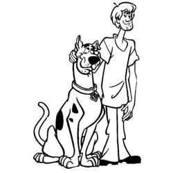 Dibujo para colorear: Scooby doo (Dibujos animados) #31313 - Dibujos para Colorear e Imprimir Gratis