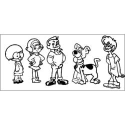 Dibujo para colorear: Scooby doo (Dibujos animados) #31386 - Dibujos para Colorear e Imprimir Gratis