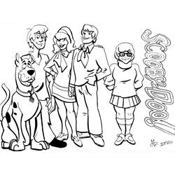 Dibujo para colorear: Scooby doo (Dibujos animados) #31431 - Dibujos para Colorear e Imprimir Gratis