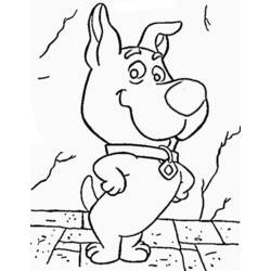 Dibujo para colorear: Scooby doo (Dibujos animados) #31518 - Dibujos para Colorear e Imprimir Gratis