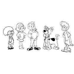 Dibujo para colorear: Scooby doo (Dibujos animados) #31528 - Dibujos para Colorear e Imprimir Gratis