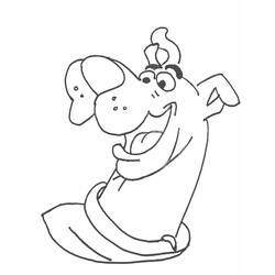 Dibujo para colorear: Scooby doo (Dibujos animados) #31552 - Dibujos para Colorear e Imprimir Gratis